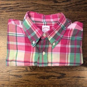 Brooks Brothers Plaid Casual Button Down